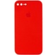 Чохол Silicone Case Square Full Camera Protective (AA) для Apple iPhone 7 plus / 8 plus (5.5 "), Червоний / Red