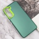 TPU+PC чохол Magic glow with protective edge для Samsung Galaxy S21 FE, Green