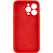 Чехол Silicone Case Full Camera Protective (AA) NO LOGO для Apple iPhone 14 Pro Max (6.7") Красный / Red