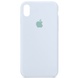 Чехол Silicone Case Full Protective (AA) для Apple iPhone X (5.8") / XS (5.8") Голубой / Cloud Blue