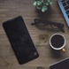 Кожаный чехол (книжка) Nillkin Qin Series для Samsung Galaxy A71 Черный