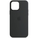 Чохол Silicone case (AAA) full with Magsafe для Apple iPhone 14 Pro (6.1"), Черный / Midnight