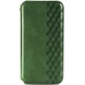 Кожаный чехол книжка GETMAN Cubic (PU) для Samsung Galaxy A72 4G / A72 5G Зеленый