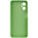 Силиконовый чехол Candy Full Camera для Oppo A96 Зеленый / Green