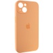 Чехол Silicone Case Full Camera Protective (AA) для Apple iPhone 15 Plus (6.7") Оранжевый / Cantaloupe