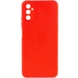 Силиконовый чехол Candy Full Camera для Samsung Galaxy A24 4G Красный / Red