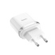 СЗУ Hoco C12 Charger + Cable (Micro) 2.4A 2USB Белый