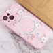 TPU+PC чохол Secret Garden with MagSafe для Apple iPhone 14 (6.1"), Pink