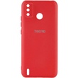 Чохол Silicone Cover My Color Full Camera (A) для TECNO Spark 6 Go, Червоний / Red