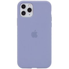 Чехол Silicone Case Full Protective (AA) для Apple iPhone 11 Pro (5.8") Серый / Lavender Gray