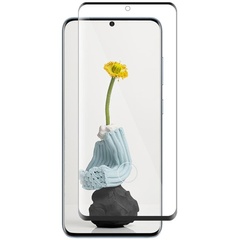 Защитное цветное 3D стекло Mocoson (full glue) для Samsung Galaxy S20 Черный