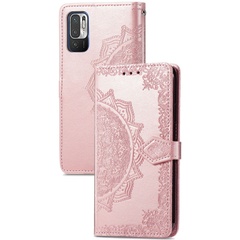 Шкіряний чохол (книжка) Art Case з візитницею для Xiaomi Redmi Note 10 5G / Poco M3 Pro, Рожевий
