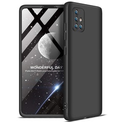 Пластиковая накладка GKK LikGus 360 градусов (opp) для Samsung Galaxy A51 Черный
