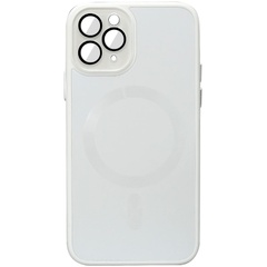 Чехол TPU+Glass Sapphire Midnight with MagSafe для Apple iPhone 13 Pro (6.1") Белый / White