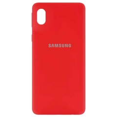 Чехол Silicone Cover My Color Full Protective (A) для Samsung Galaxy M01 Core / A01 Core Красный / Red