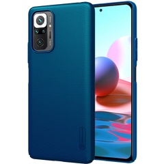 Чохол Nillkin Matte для Xiaomi Redmi Note 10 Pro / Note 10 Pro Max, Бірюзовий / Peacock blue