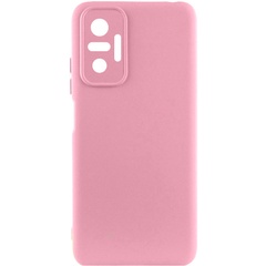 Чохол Silicone Cover Lakshmi Full Camera (AAA) для Xiaomi Redmi Note 10 Pro / 10 Pro Max, Рожевий / Light pink