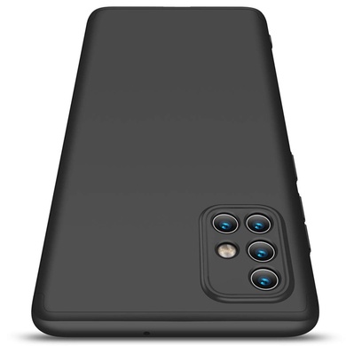 Пластиковая накладка GKK LikGus 360 градусов (opp) для Samsung Galaxy A51 Черный