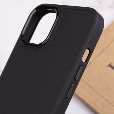 TPU чохол Bonbon Metal Style для Apple iPhone 12 Pro / 12 (6.1"), Чорний / Black