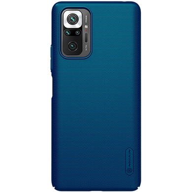 Чехол Nillkin Matte для Xiaomi Redmi Note 10 Pro / Note 10 Pro Max Бирюзовый / Peacock blue