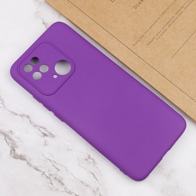 Чехол Silicone Cover Lakshmi Full Camera (AA) для Xiaomi Redmi 10C Фиолетовый / Purple