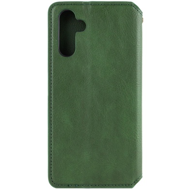 Кожаный чехол книжка GETMAN Cubic (PU) для Samsung Galaxy M54 5G Зеленый