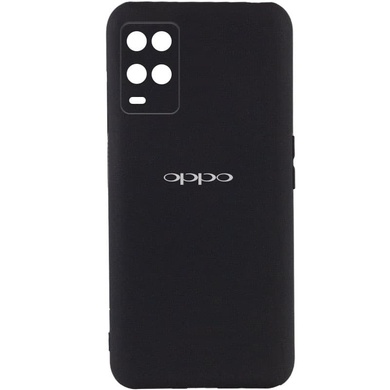 Чохол Silicone Cover My Color Full Camera (A) для Oppo A54 4G, Чорний / Black