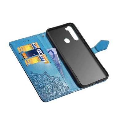 Кожаный чехол (книжка) Art Case с визитницей для Xiaomi Redmi Note 8T Синий