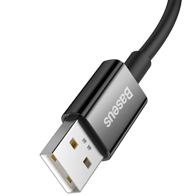Дата кабель Baseus Superior Series (SUPERVOOC) Fast Charging USB to Type-C 65W 1m (CAYS00090) Black