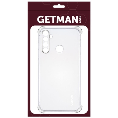 TPU чохол GETMAN Ease logo посилені кути для Xiaomi Redmi Note 8T, Безбарвний (прозорий)