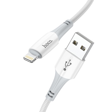 Дата кабель Hoco X70 Ferry USB to Lightning (1m), White