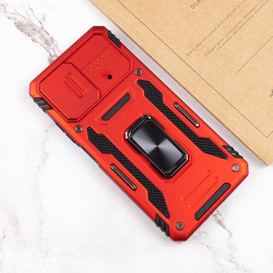 Ударопрочный чехол Camshield Army Ring для Xiaomi Poco X5 Pro 5G / Note 12 Pro 5G Красный / Red
