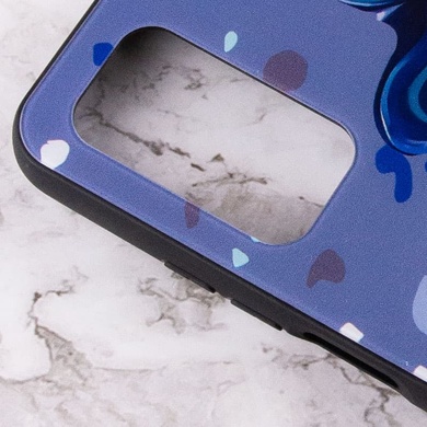 TPU+Glass чехол Diversity для Xiaomi Mi 10T / Mi 10T Pro Stains blue