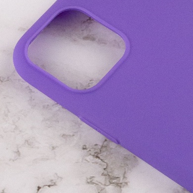 Силіконовий чохол Candy для Apple iPhone 13 (6.1"), Фіолетовий