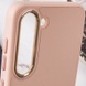 Кожаный чехол Bonbon Leather Metal Style для Samsung Galaxy S23 Розовый / Light pink