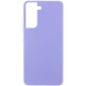 Чохол Silicone Cover Lakshmi (AAA) для Samsung Galaxy S22, Бузковий / Dasheen