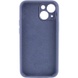 Чохол Silicone Case Full Camera Protective (AA) NO LOGO для Apple iPhone 15 Plus (6.7"), Сірий / Lavender Gray