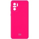 Чохол Silicone Cover Full Camera (AA) для Xiaomi Redmi Note 10 / Note 10s, Рожевий / Barbie pink