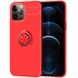 TPU чохол Deen ColorRing під магнітний тримач (opp) для Apple iPhone 12 Pro Max (6.7 "), Червоний / Червоний