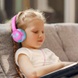 Накладні навушники Hoco W31 Childrens, Розово-голубой