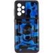 Ударопрочный чехол Camshield Serge Ring Camo для Samsung Galaxy A73 5G Синий / Army Blue