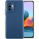 Чехол Silicone Cover Lakshmi Full Camera (A) для Xiaomi Redmi Note 10 Pro / 10 Pro Max Синий / Navy Blue