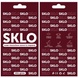 Защитное стекло SKLO 3D (full glue) для Oppo A58 4G Черный