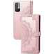Кожаный чехол (книжка) Art Case с визитницей для Xiaomi Redmi Note 10 5G / Poco M3 Pro Розовый
