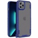 Чехол TPU+PC TRAVEL Carbon для Apple iPhone 12 Pro Max (6.7") Синий