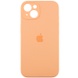Чохол Silicone Case Full Camera Protective (AA) для Apple iPhone 15 (6.1"), Помаранчевий / Cantaloupe