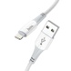 Дата кабель Hoco X70 Ferry USB to Lightning (1m), White