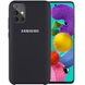 Чехол Silicone Cover (AAA) для Samsung Galaxy A51 Черный / Black