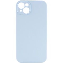 Чехол Silicone Case Full Camera Protective (AA) NO LOGO для Apple iPhone 13 (6.1") Голубой / Sweet Blue