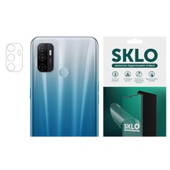 Захисна гідрогелева плівка SKLO (на камеру) 4шт. для Oppo A53, Прозрачный
